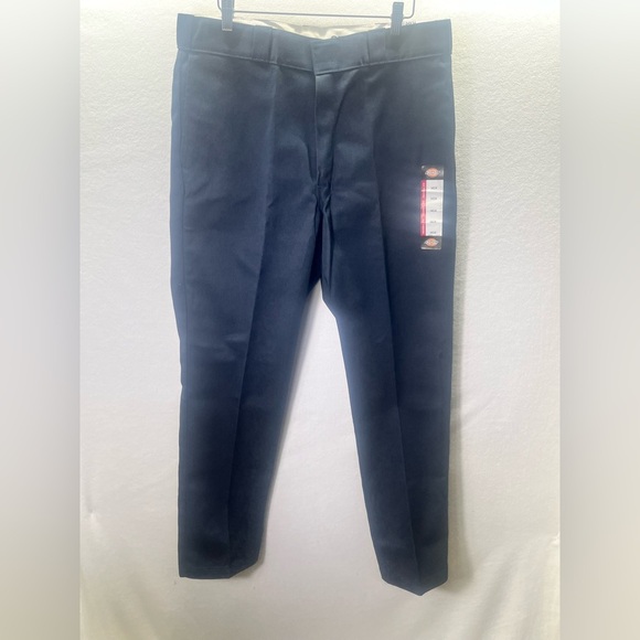Dickies 874 Work Pants Navy Men’s 34/34 NWT Casual Preppy Mechanic garage 1919 - Picture 1 of 8